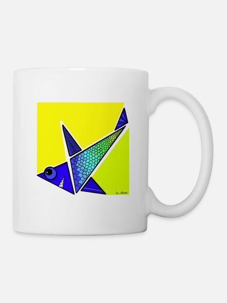 Mr fish - Mug blanc - blanc