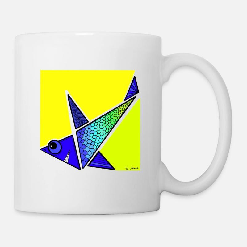 Mr fish - Mug blanc - blanc