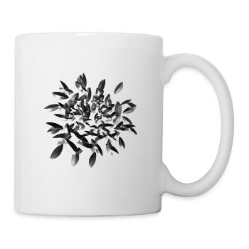 Crystals Symbol Glossy Grey Pattern - Mug - white - Right