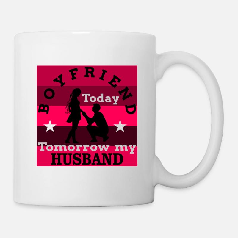 Freund Freundin - Tasse - Weiß
