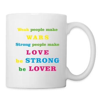 Freund Freundin - Tasse - Weiß - Rechts