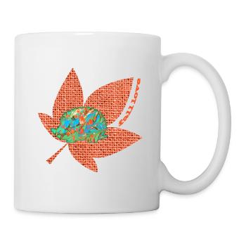 autumn 60 hedgehogs e 4 - Mug - white - Right