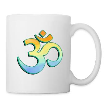 Om Symbol Yoga Practitioner Yoga Teacher - Mug - white - Right