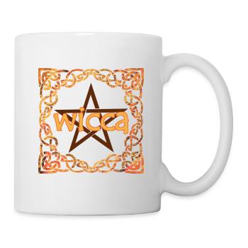 Cadre celtique wicca e 118 - Mug blanc - blanc - Droite
