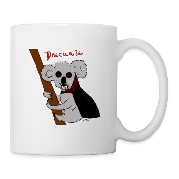 Dracuala der süße Koala nicht nur zu Halloween - Tasse - Weiß - Rechts