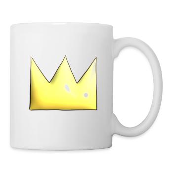goldene krone cartoon symbol form - Tasse - Weiß - Rechts