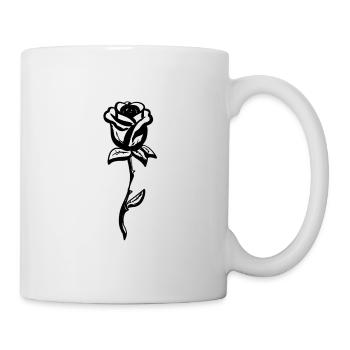 Rose Symbol Flower Shape - Mug - white - Right