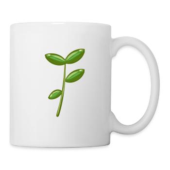 Plant Symbol Nature Green Leaves - Mug - white - Right