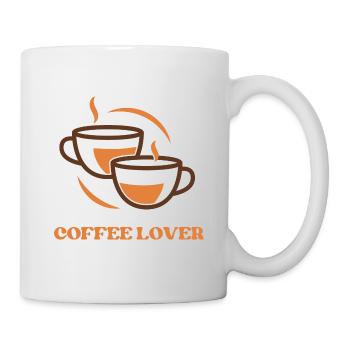 Tasse de cadeaux de café avec t-shirt de barista amusant - Mug blanc - blanc - Droite