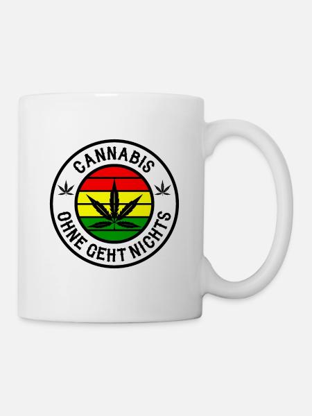 Cannabis - Tasse - Weiß