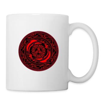 Keltische Delfine - Tasse - Weiß - Rechts
