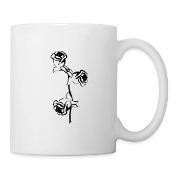 Plant flower rose natural symbol - Mug - white - Right