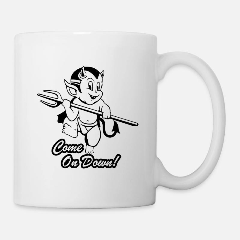 Humour et enfer - Mug blanc - blanc