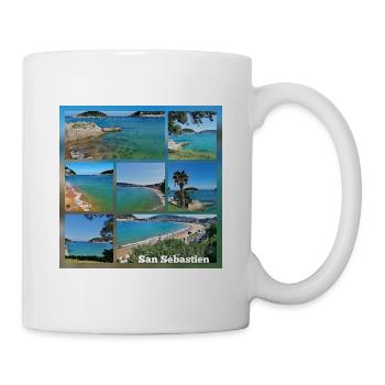 Saint Sébastien au Pays Basque - Mug blanc - blanc - Droite