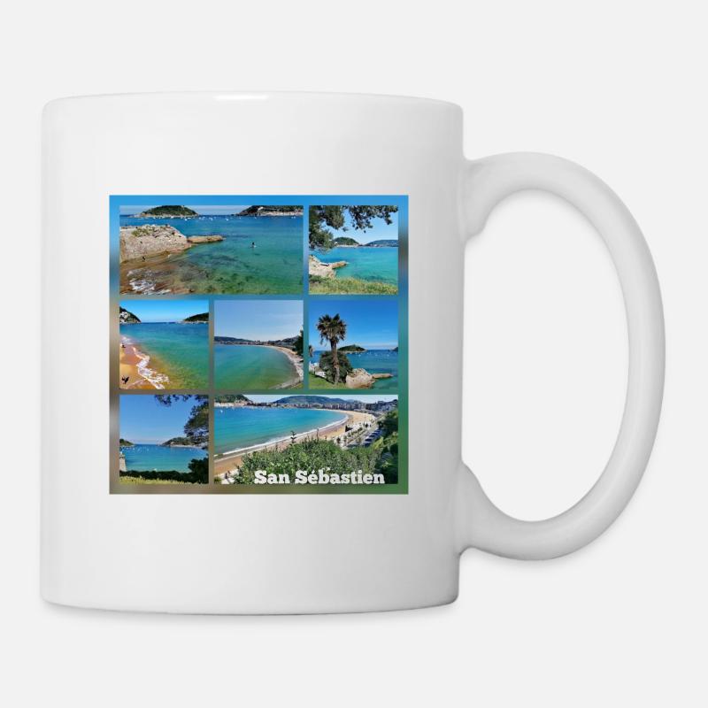 Saint Sébastien au Pays Basque - Mug blanc - blanc