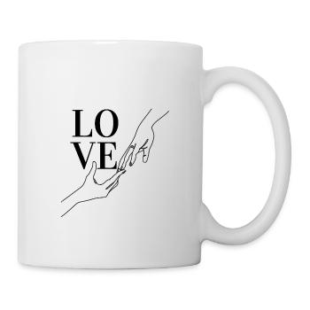 Love - Tasse - Weiß - Rechts