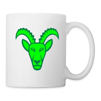 Capricorn Mascot Logo - Mug - white - Right
