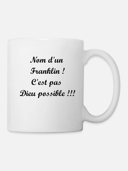 franklin - Mug blanc - blanc