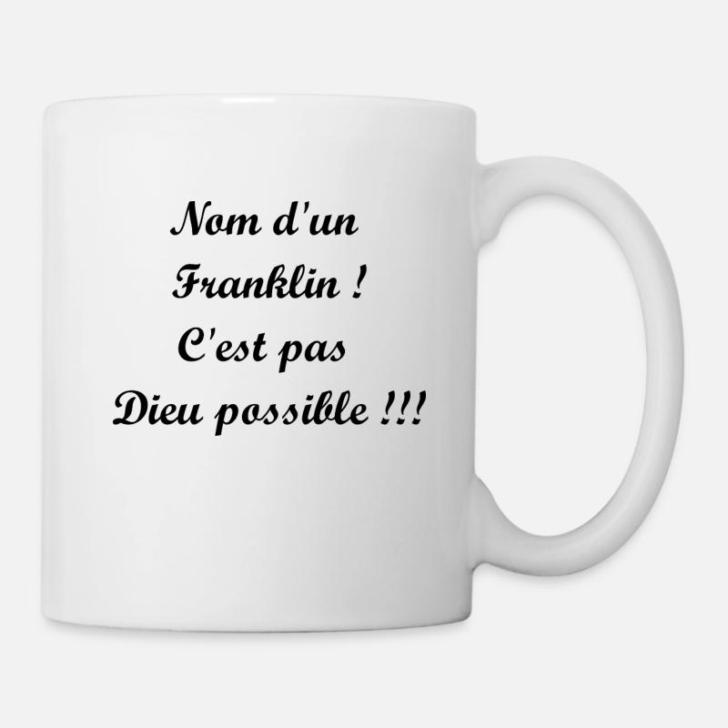 franklin - Mug blanc - blanc