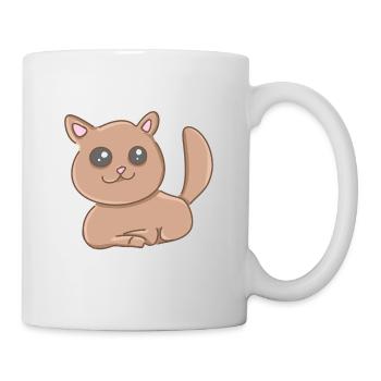 Symbole de chat Animal de compagnie - Mug blanc - blanc - Droite