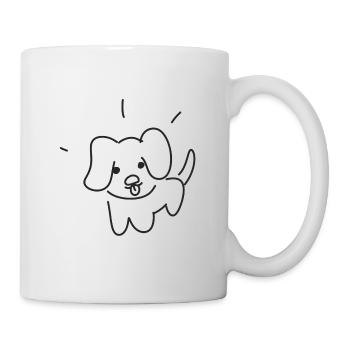 Dog icon pet pet cute - Mug - white - Right