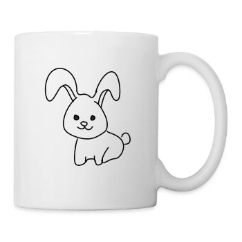 Rabbit Animal Symbol - Mug - white - Right