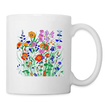 The Flowers you remember - Tasse - Weiß - Rechts