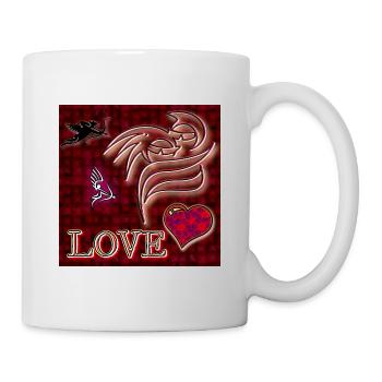 AMOUR - Image - 2023 - Mug blanc - blanc - Droite