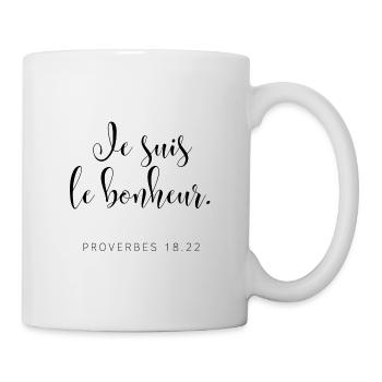 Je suis le bonheur 3 - Mug blanc - blanc - Droite