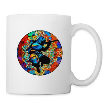 Kaleidoscope Ninja I Shinobi Gift Birthday - Mug - white - Right