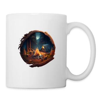 Camping Outdoor Nature Lovers Campfire - Mug - white - Right