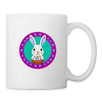 Panier de Pâques Lapin de Pâques - Mug blanc - blanc - Droite