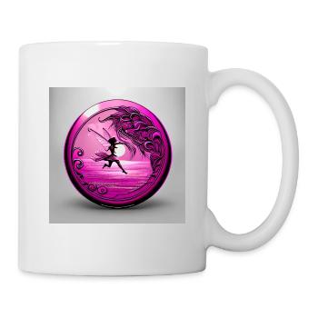 Elfe fliegt - Tasse - Weiß - Rechts