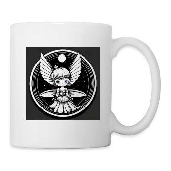 Goth Gothic dear elf - Mug - white - Right