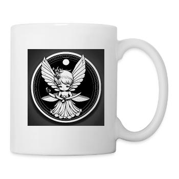 Kleine Fee Elfe - Tasse - Weiß - Rechts