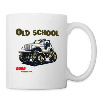 Offroad Classic Car Lovers i love my car - Tasse - Weiß - Rechts