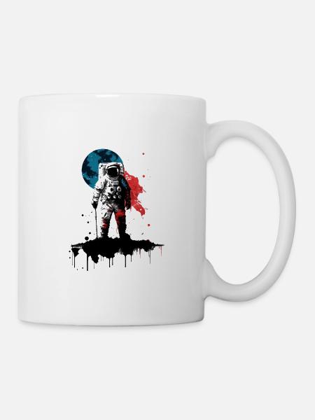 L’astronaute Wetall - Mug blanc - blanc