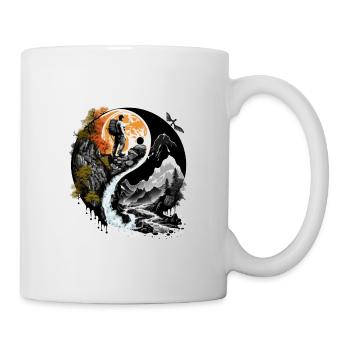 Ying Yang Nature Hiking - Mug - white - Right