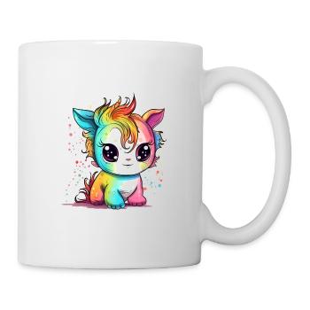 Little Colorful Magic Unicorn Puppy - Mug - white - Right