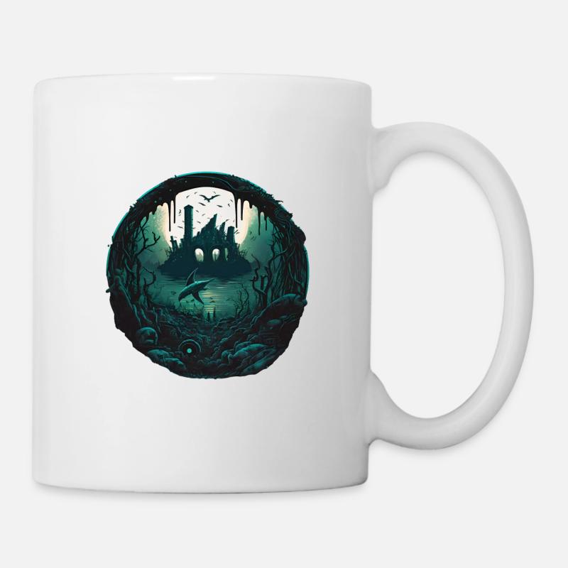 Die Versunkene Stadt Atlantis - Tasse - Weiß