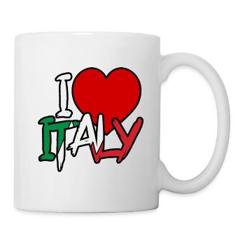 I Heart Italy: Share Your Love for Italy - Mug - white - Right
