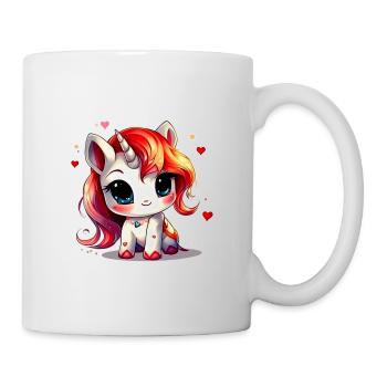 Unicorn and hearts - Fantasy Love - Mug - white - Right