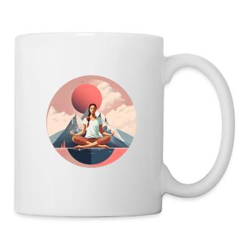 Yoga, Namaste, chill, customizable - Mug - white - Right