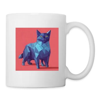 Origami cat - Mug - white - Right