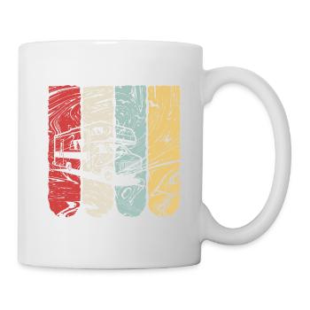 Camping-car Trekking Camping Rétro Cadeau - Mug blanc - blanc - Droite