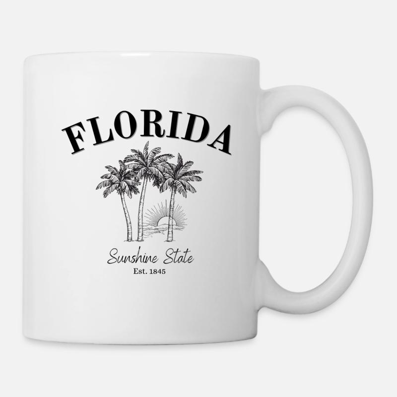 Florida - Miami - Sunshine State - Orlando - Tasse - Weiß