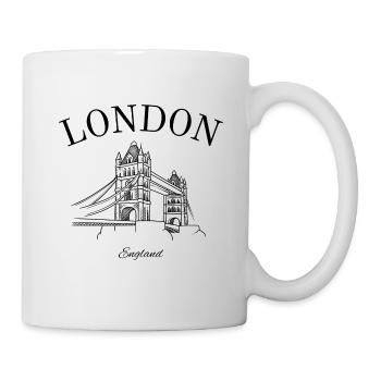 London - England - Tower Bridge - Reise - Tasse - Weiß - Rechts
