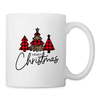 arbre de Noël - Mug blanc - blanc - Droite