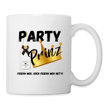 Party Prinz - Tasse - Weiß - Rechts