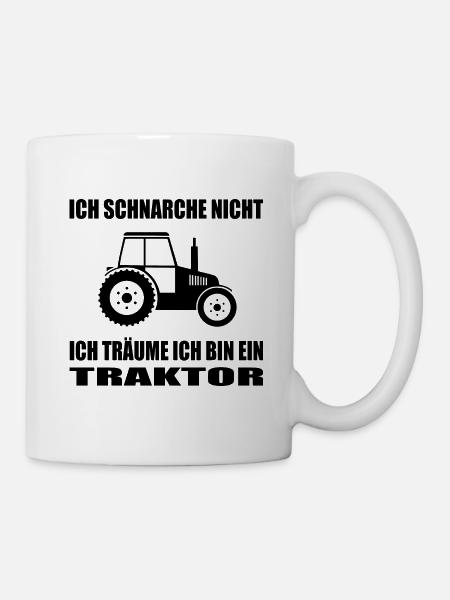 Traktor - Tasse - Weiß